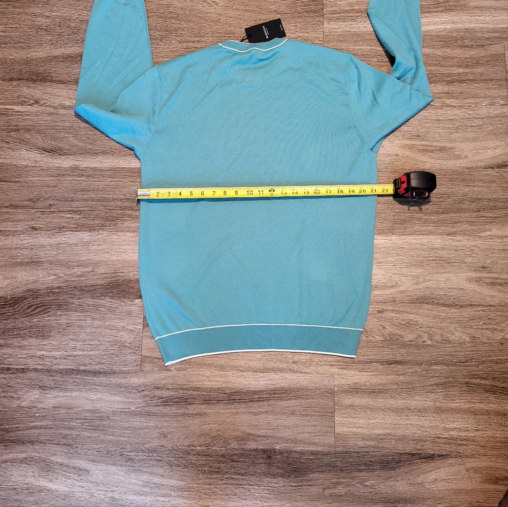 Bugatchi Peacock Blue Sweater